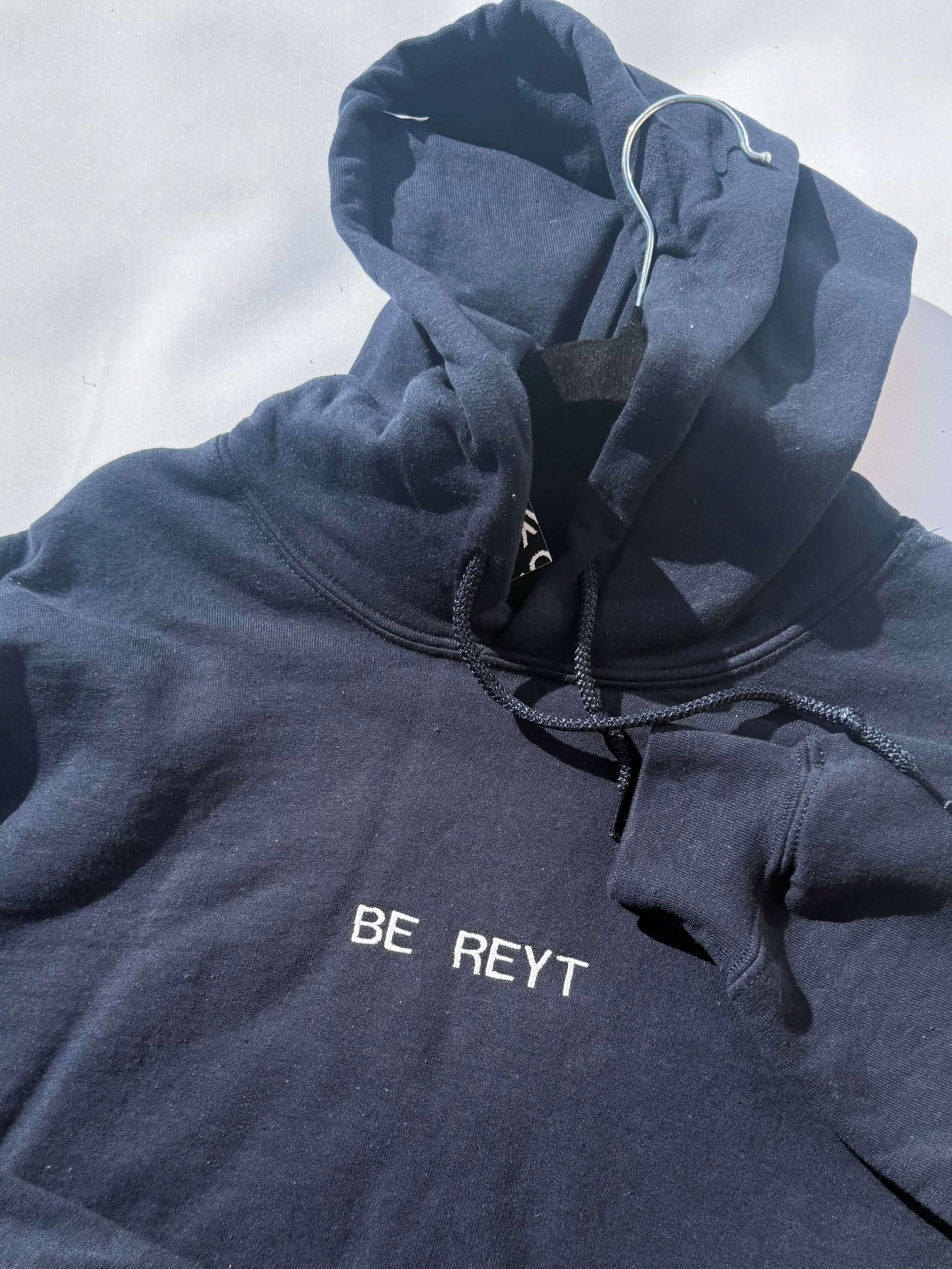 Be Reyt Navy L Hoodie