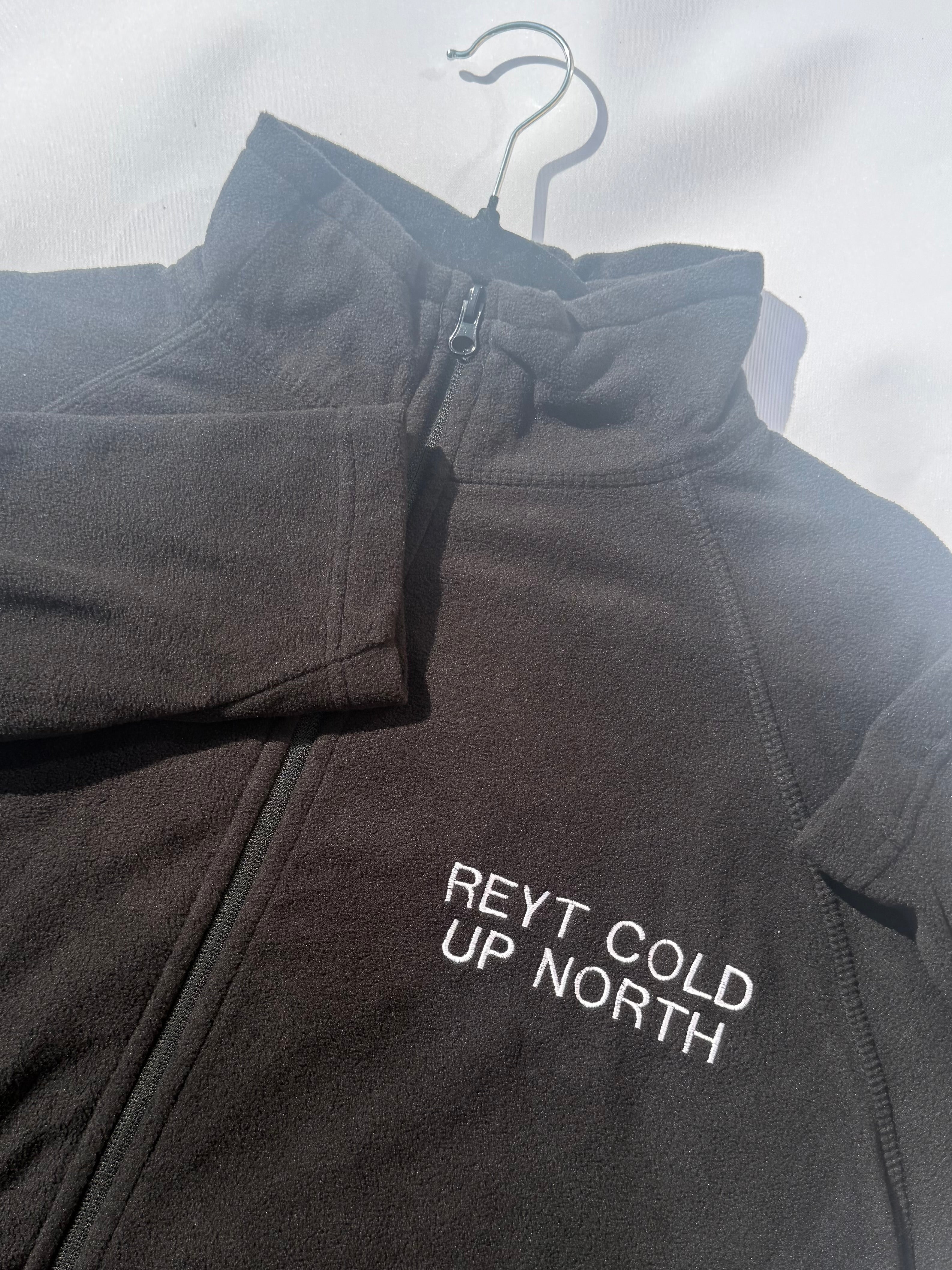 Reyt Cold Up North Black L Full Zip Fleece