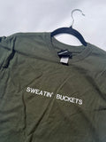 Sweatin Buckets Green M T-Shirt