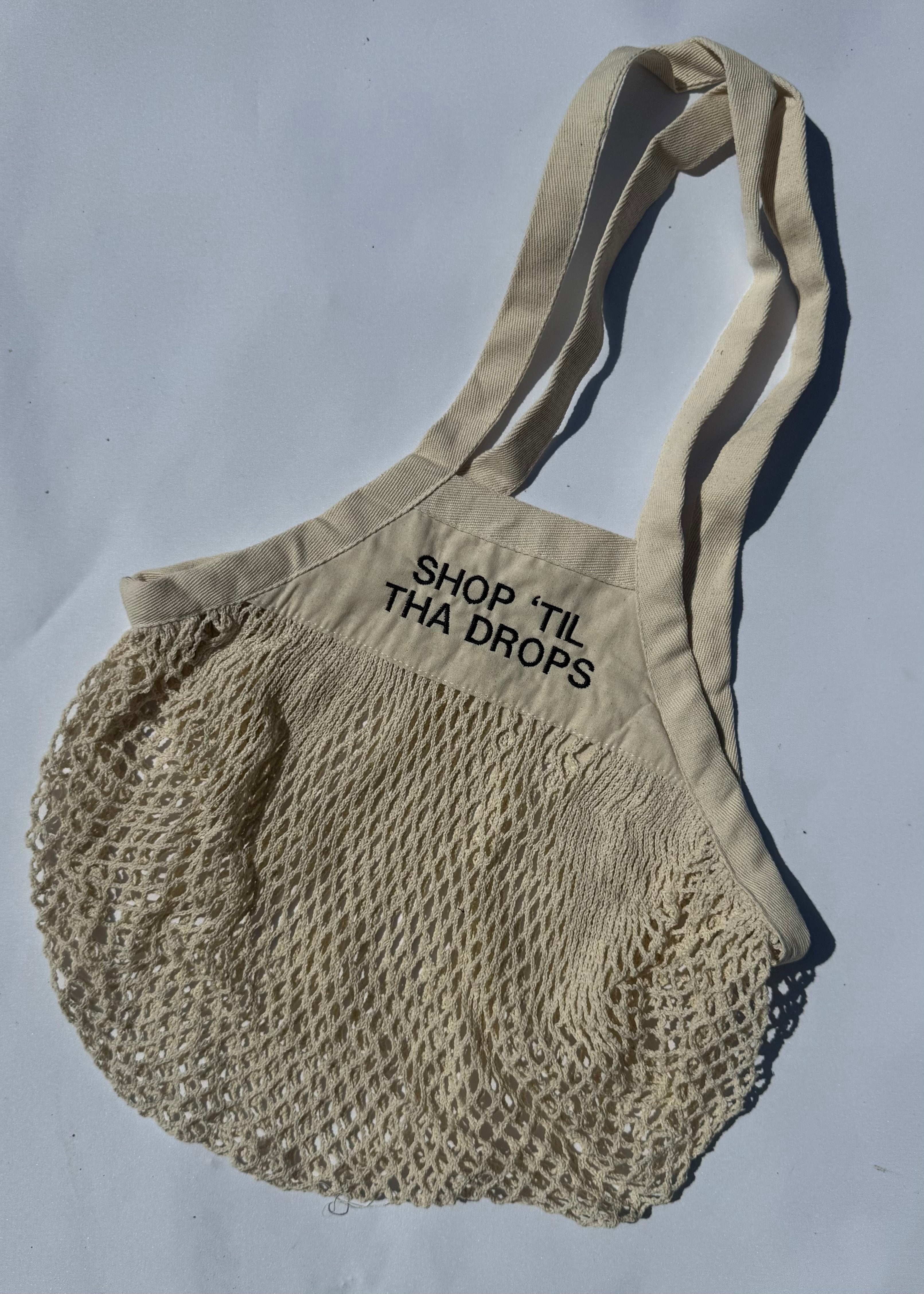 SHOP ‘TIL THA DROPS Organic cotton bag