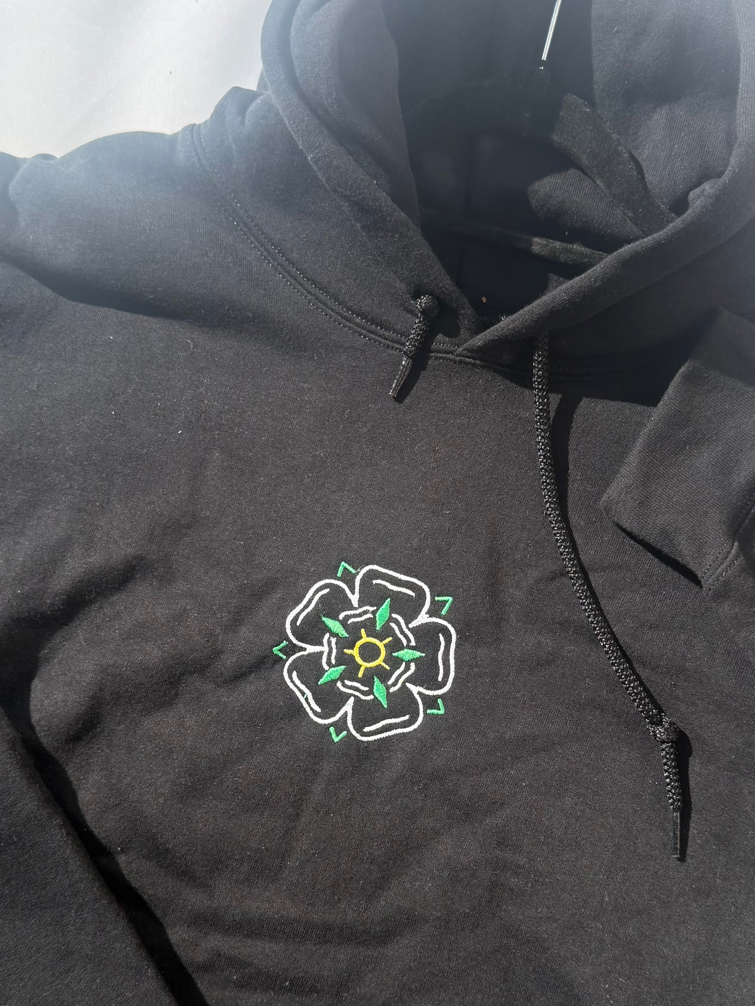 Yorkshire Rose Navy 2XL Hoodie