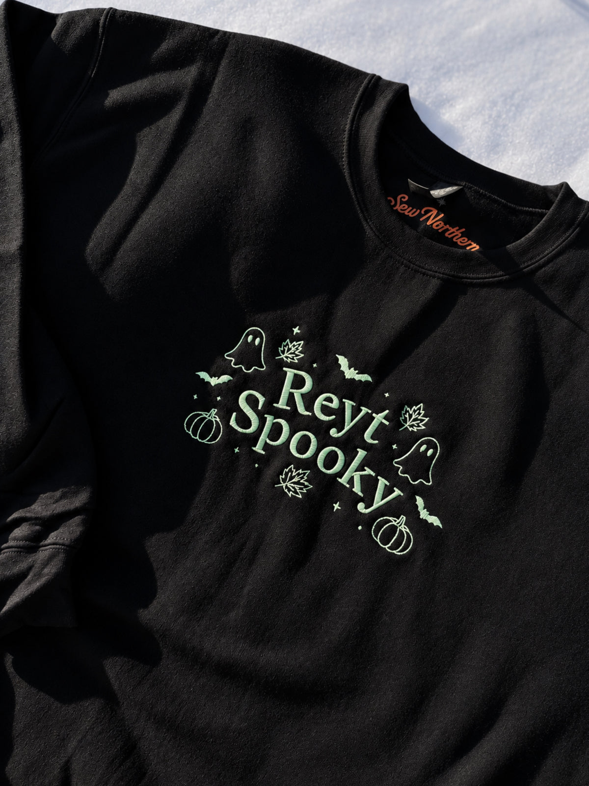 Glow In The Dark Reyt Spooky Sweatshirt Hoodie or T-Shirt