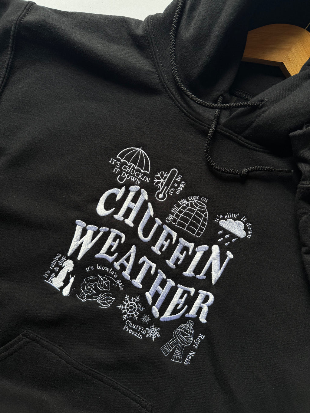 Chuffin Weather Sweatshirt Hoodie or T-Shirt