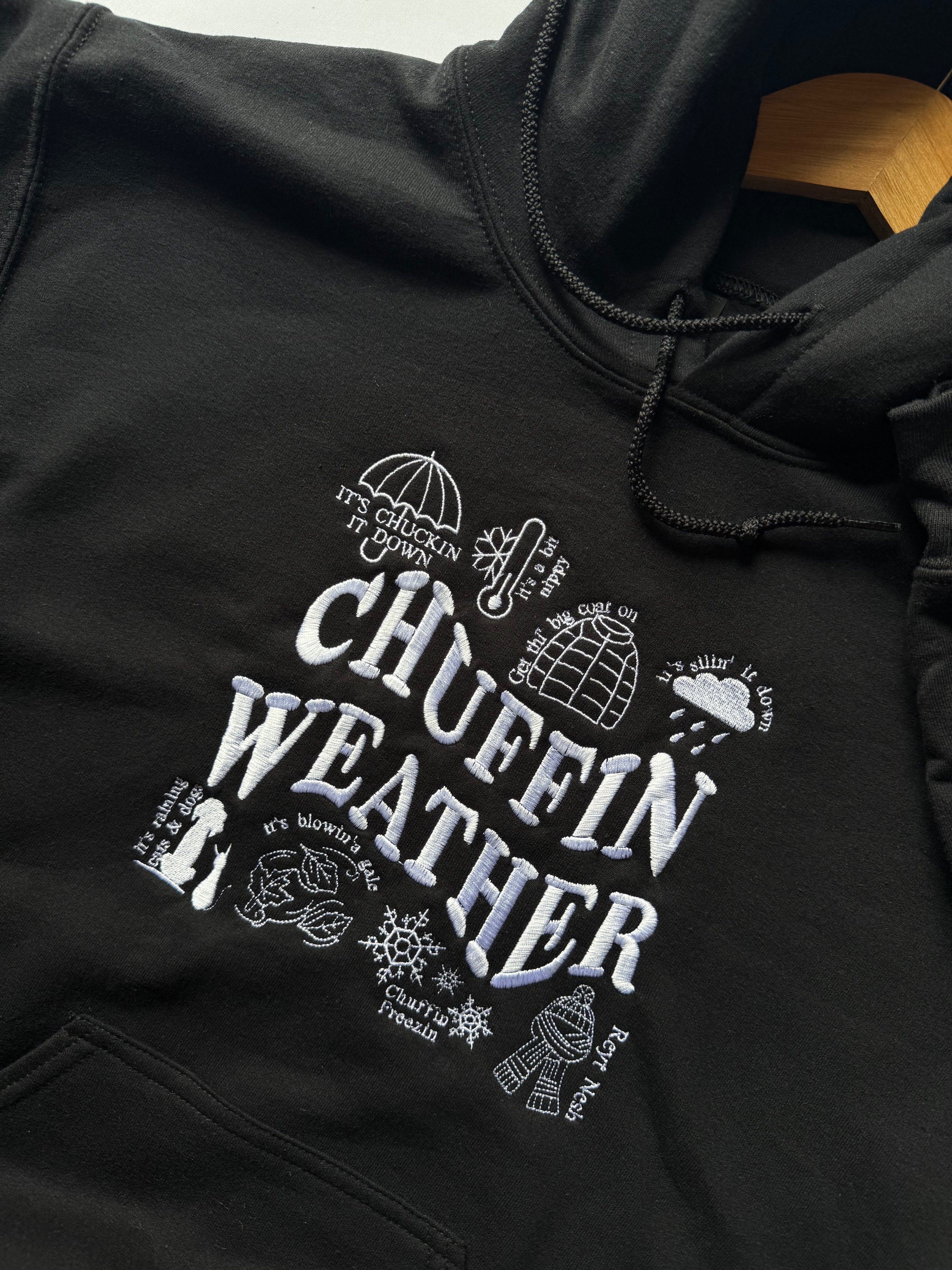 Chuffin Weather Sweatshirt Hoodie or T-Shirt