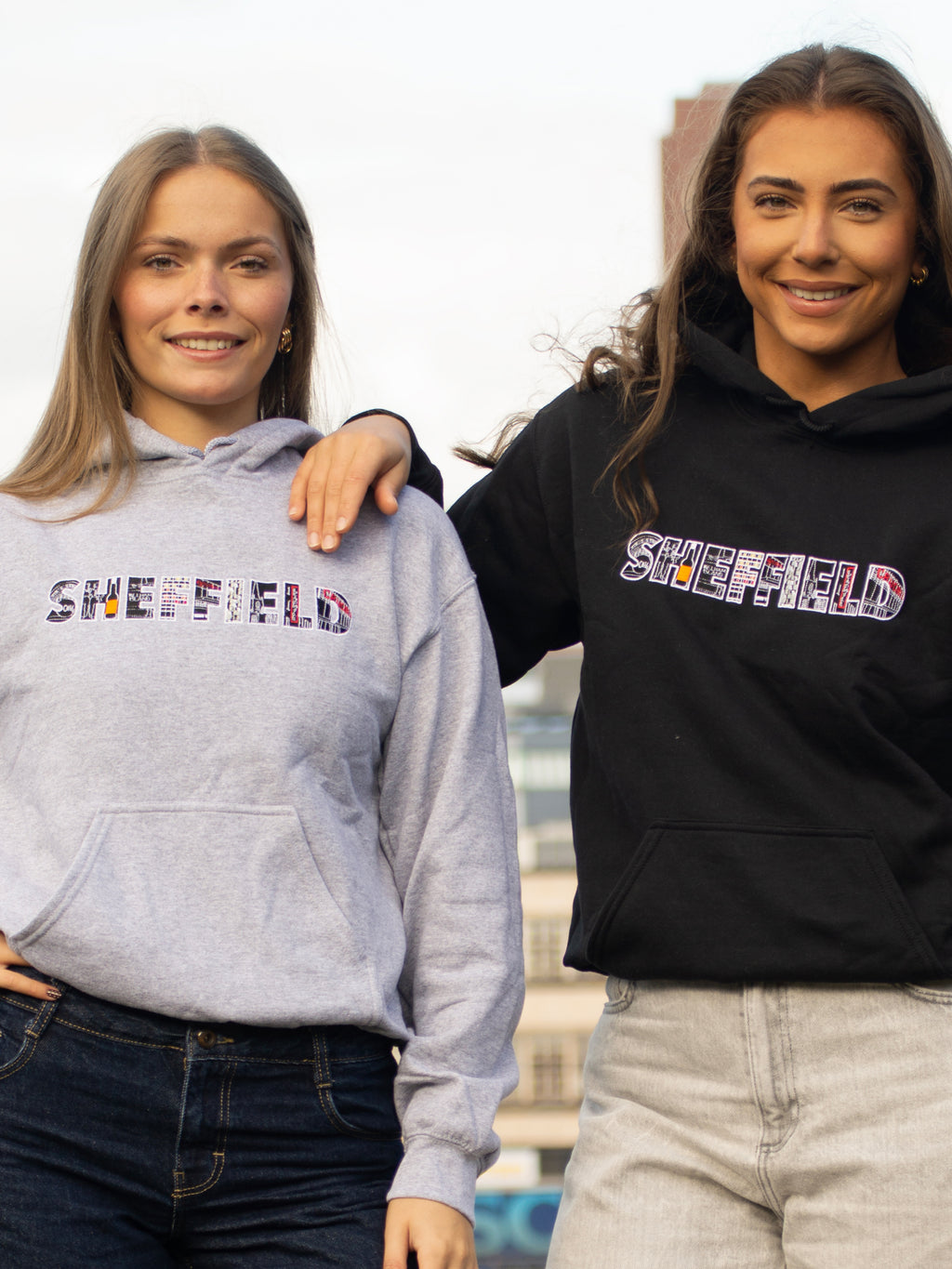 Sheffield Black and Grey Hoodie