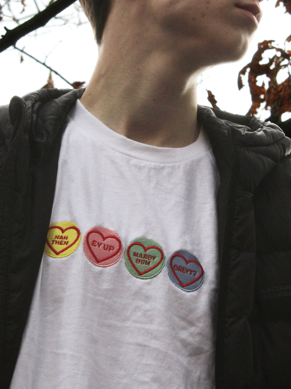 Yorkshire Love Hearts T-Shirt