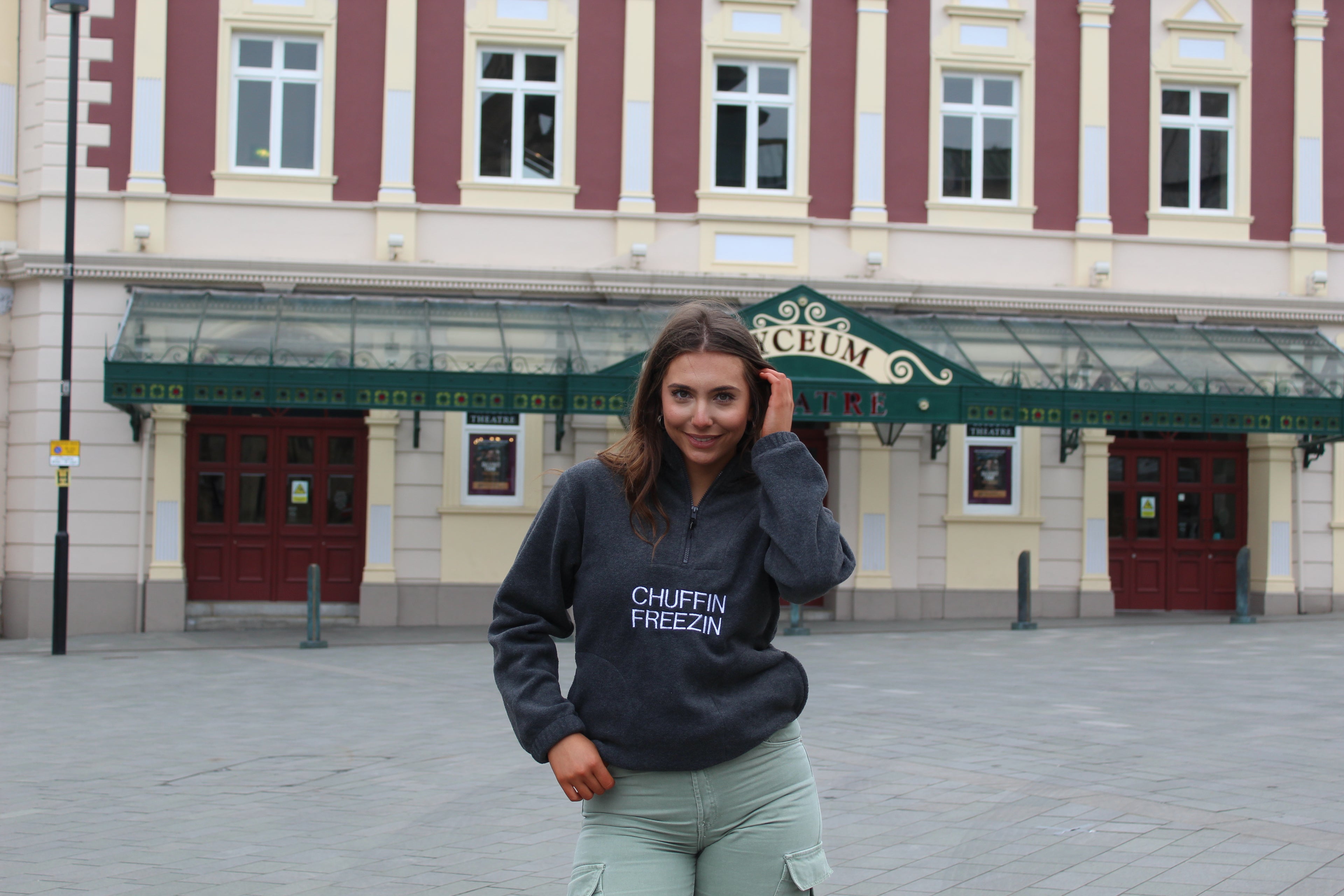Chuffin Freezin 1/4 Zip Fleece