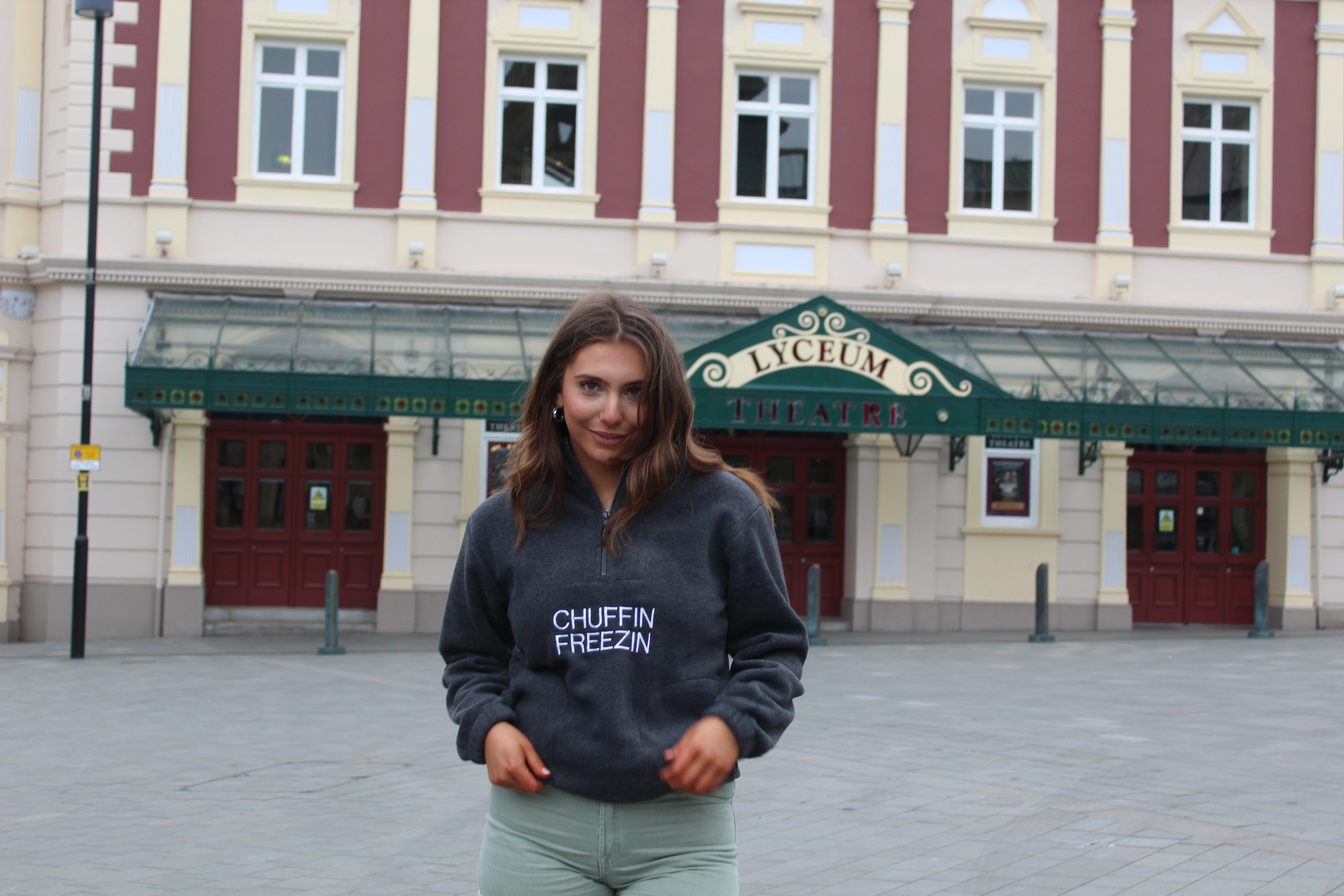 Chuffin Freezin 1/4 Zip Fleece